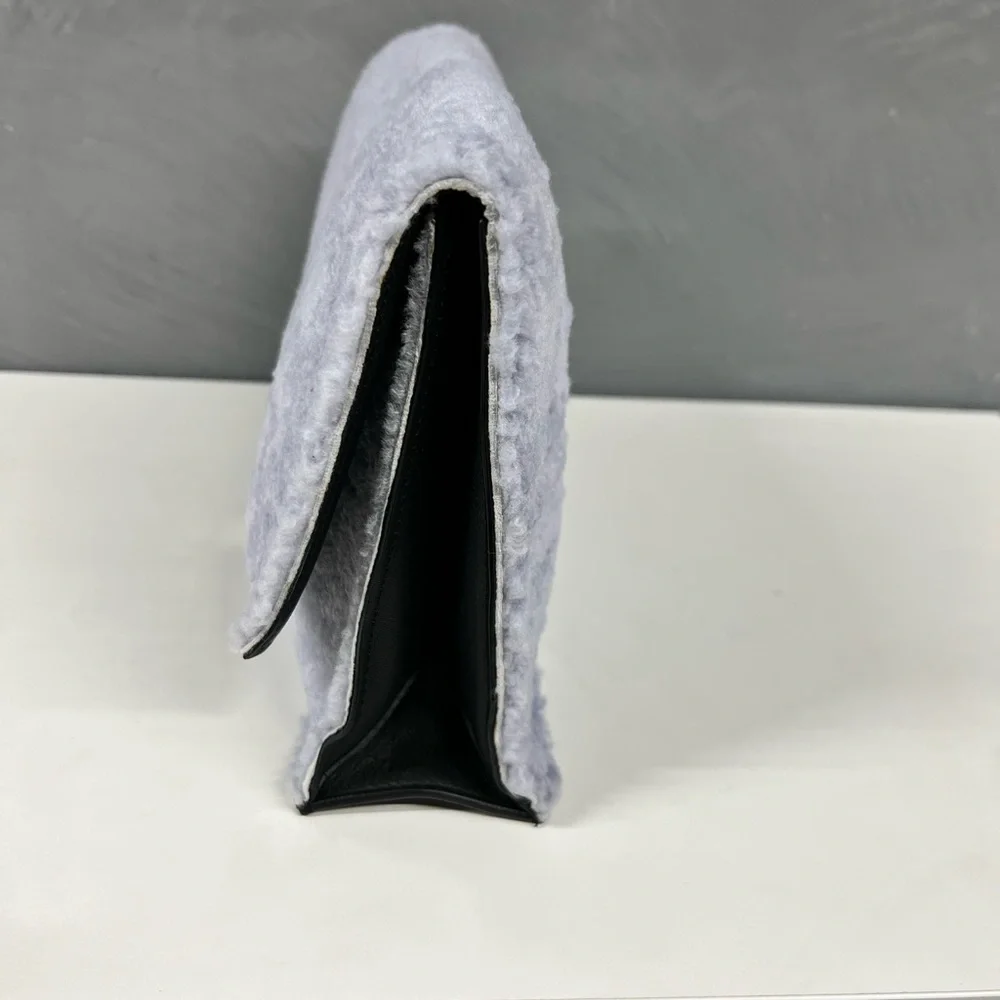 Proenza Schouler Lavender Shearling Clutch - Picture 4 of 10